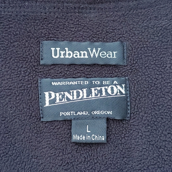 Pendleton Black Fleece Full Zip Vest - Picture 8 of 11